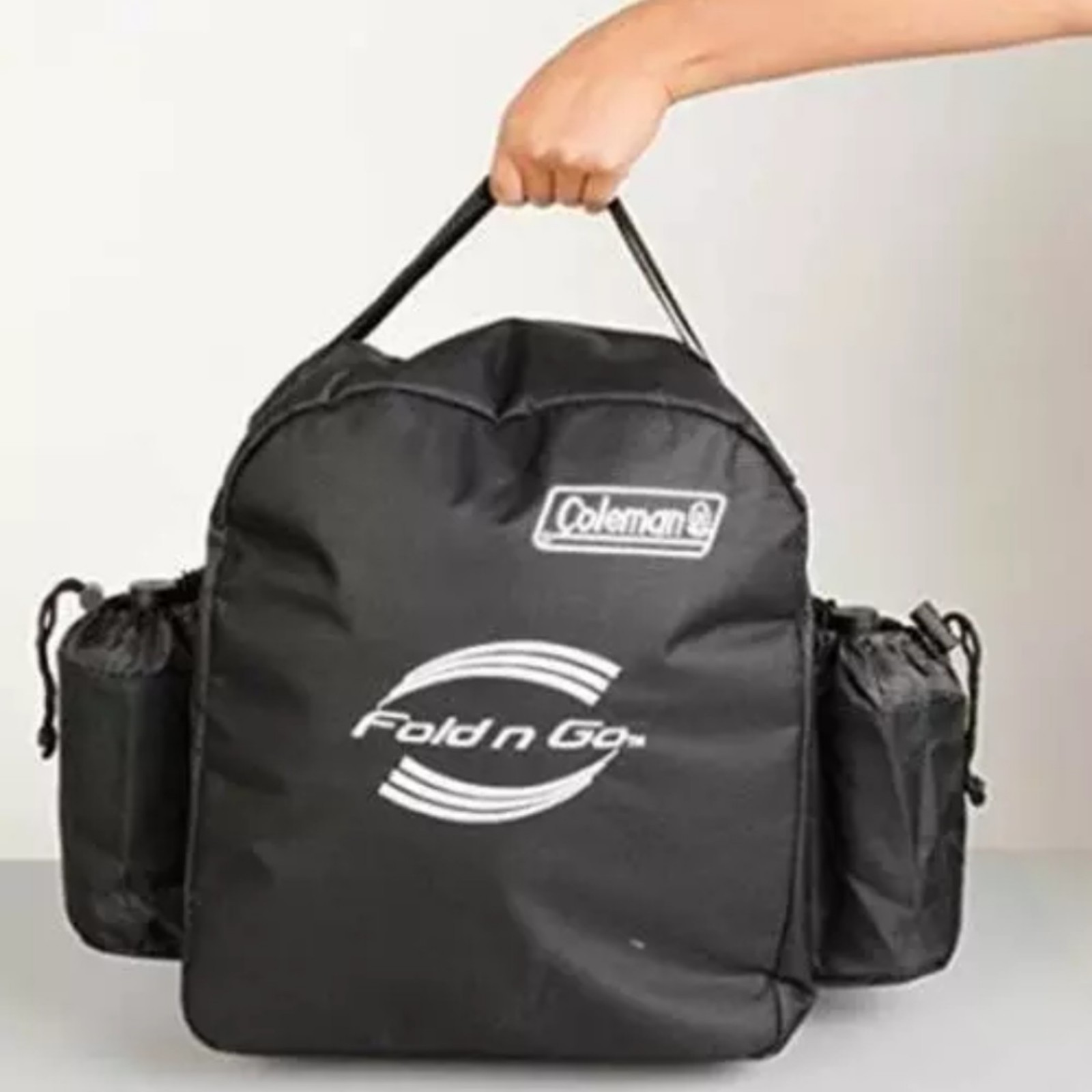 Coleman Fold N Go Grill Carrying Storage Case Black Portable Camping BBQ Accy