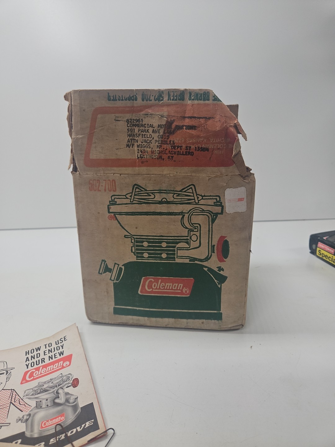 VTG 1968 COLEMAN 502-700 SPORTSTER SINGLE BURNER SPORTSTER STOVE RARE