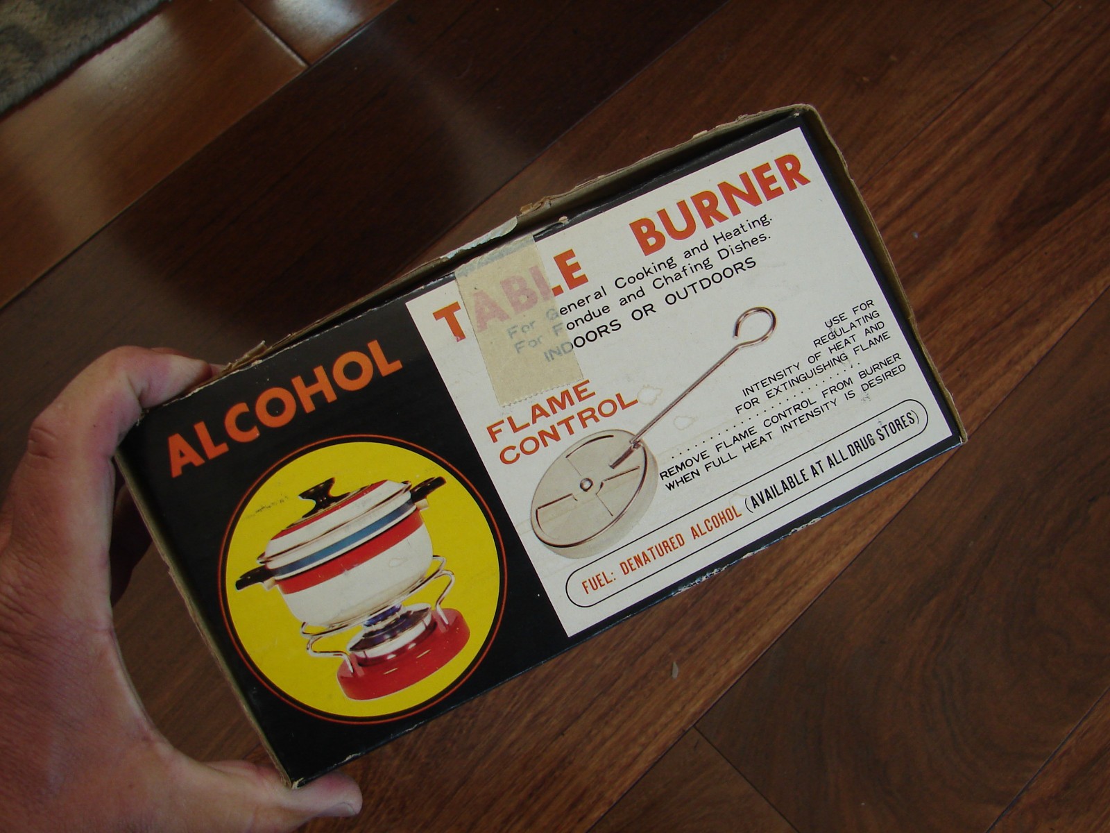 1970’s Vintage Indoor Outdoor Camp Stove Alcohol Burner Jet Cooker NoS