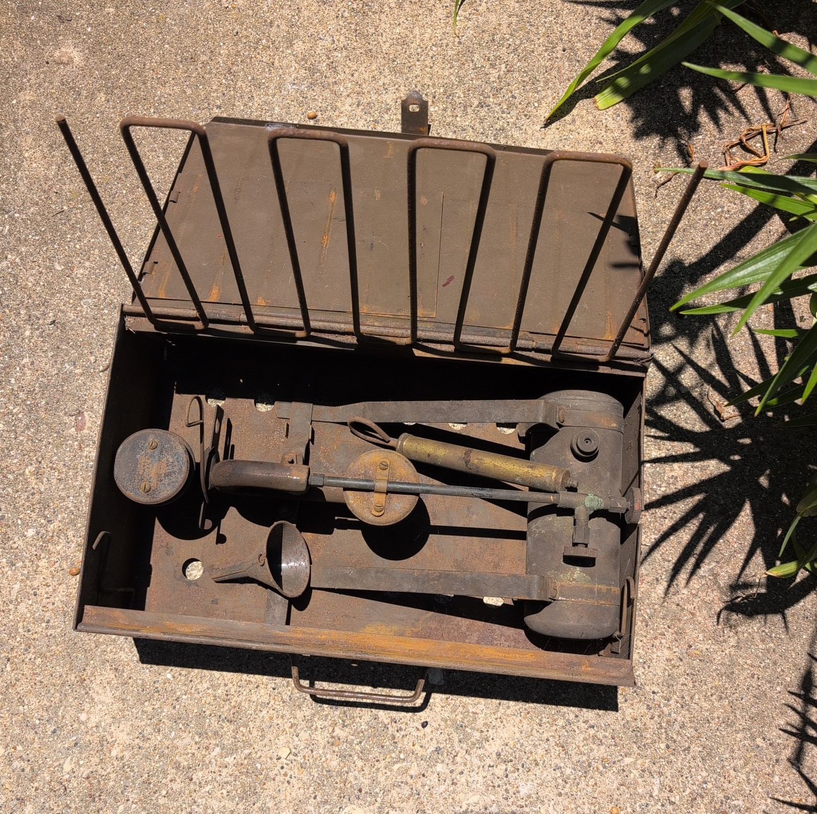 Prentiss Wabers Auto Cook Kit Model 8 B Cook Camp Stove 1920`S Brass Tank