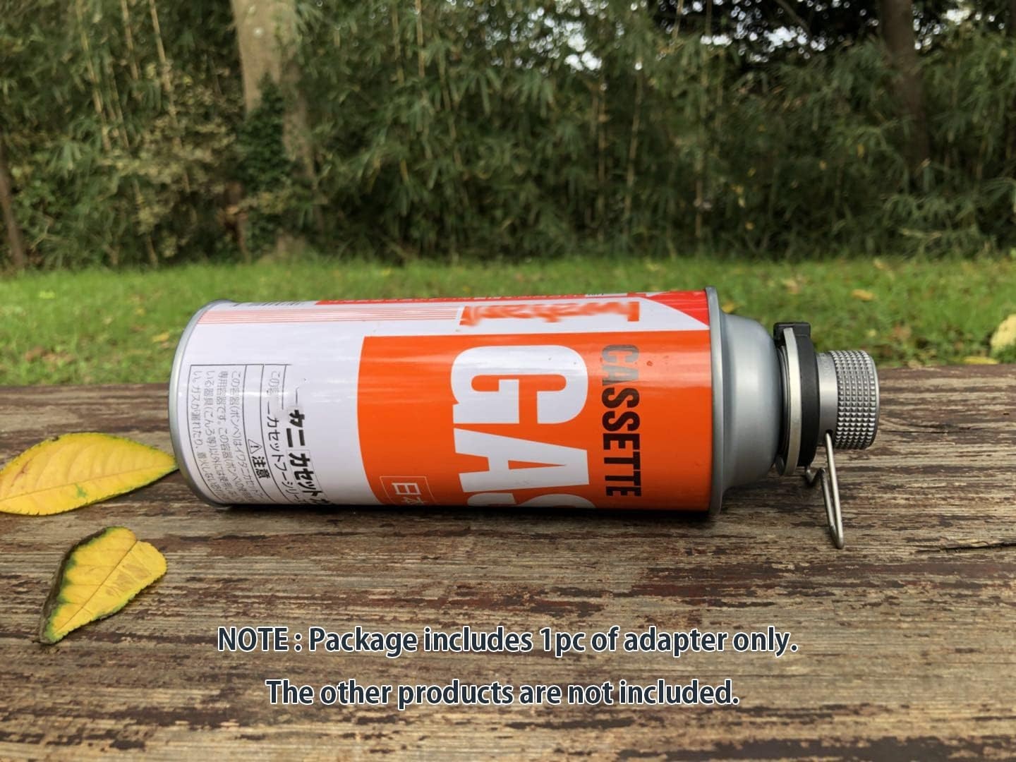 Lightweight Camping Gas Adapter for Butane Canisters – Safety Stand Included