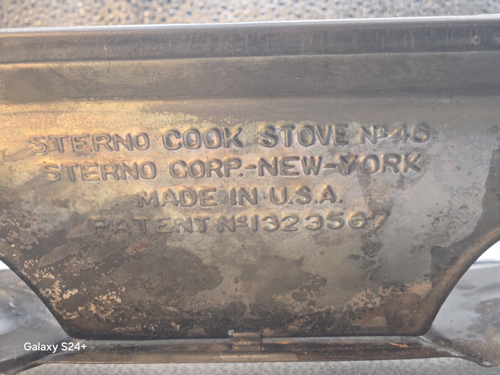 Vtg Sterno Double Service Cook Stove #46 Camping Outdoor Heat +Box+1 Can Fuel