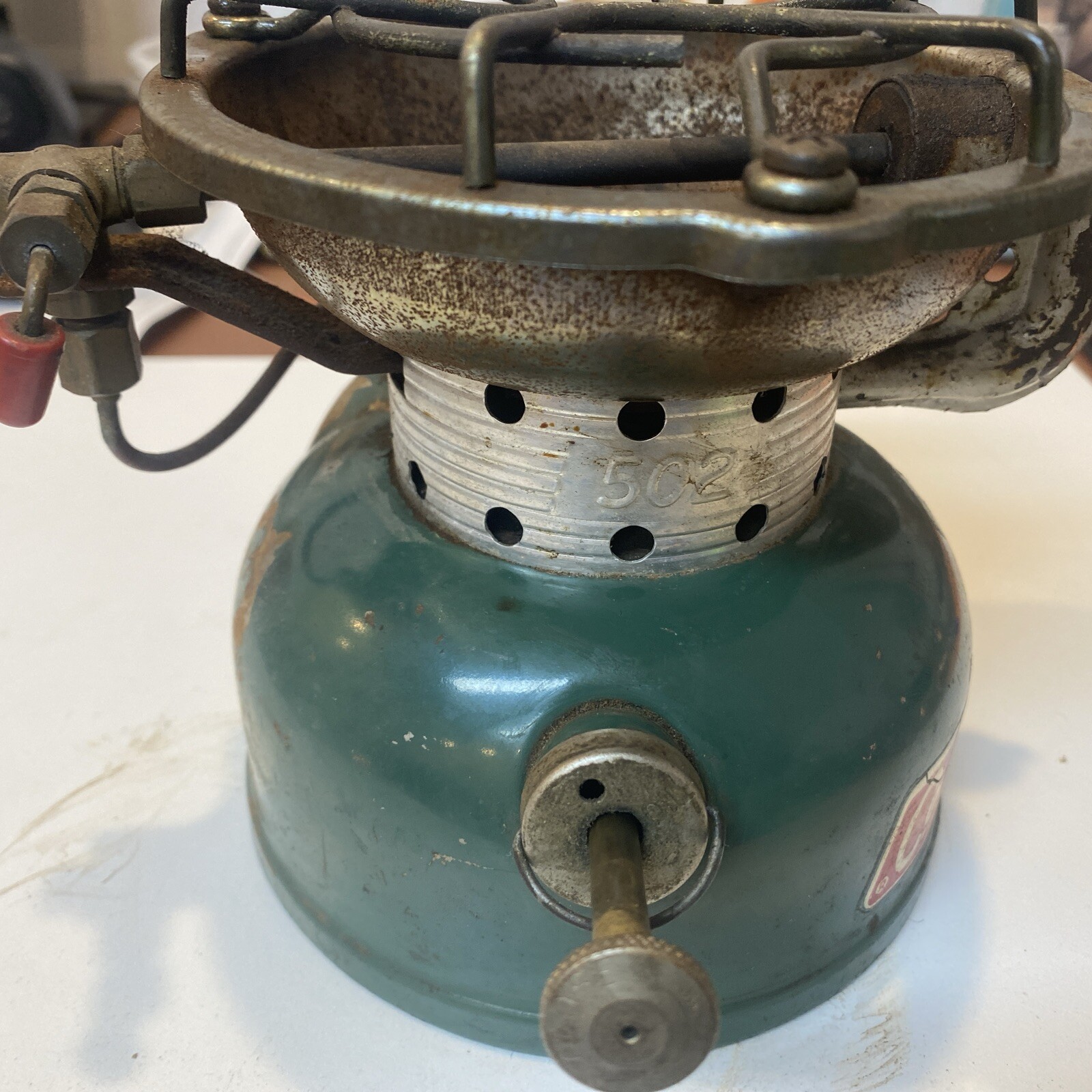Vintage Coleman 502 One Burner Sportster Stove 68 Camp Cooking B57
