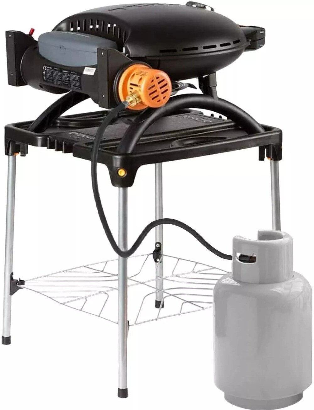 New 8FT Propane Hose w/QCC1 / Type1 Tank Connects 1lb Appliance to 1-20lb Tank