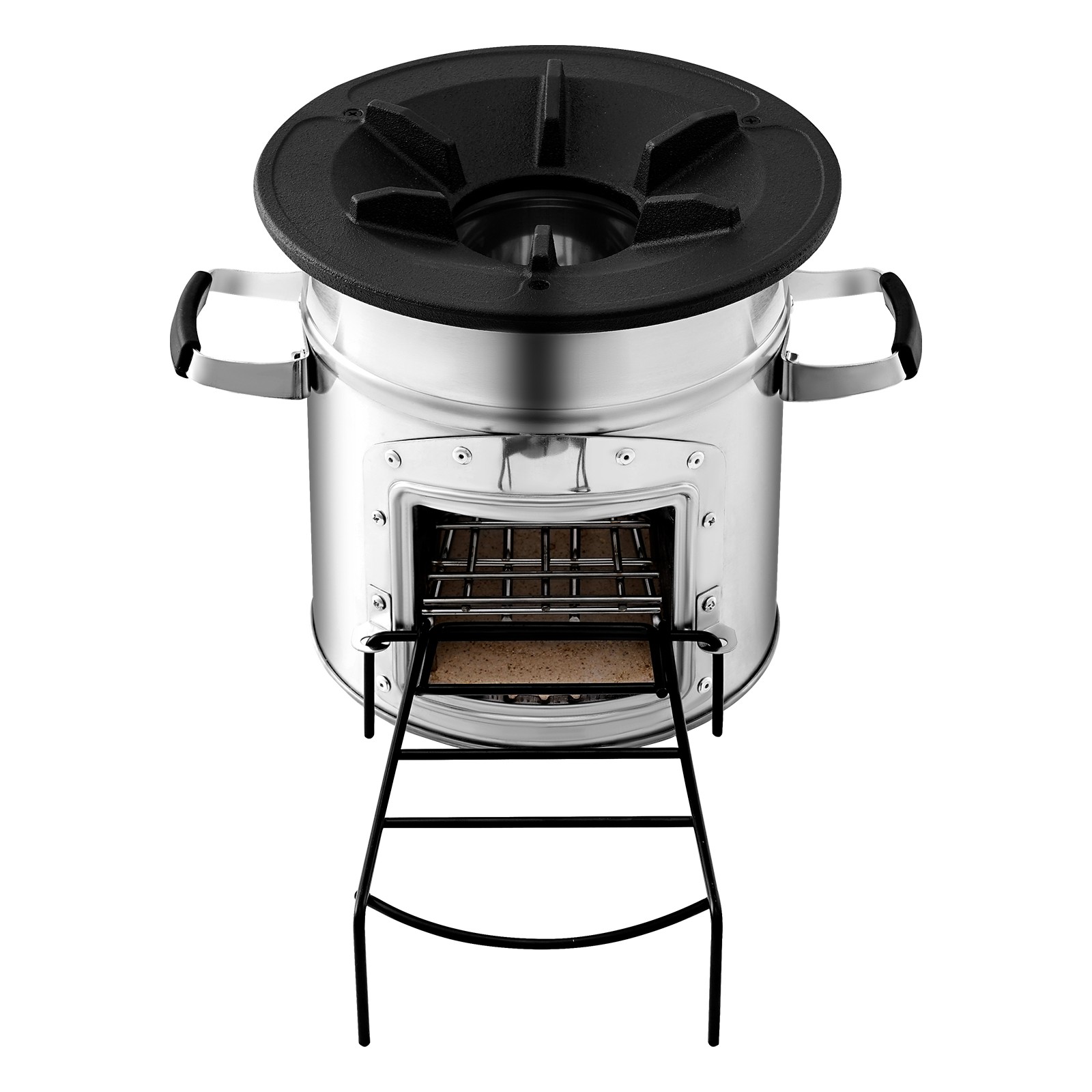 Uimoso Portable Camping Rocket Stove with Carry Bag for Wood Burning