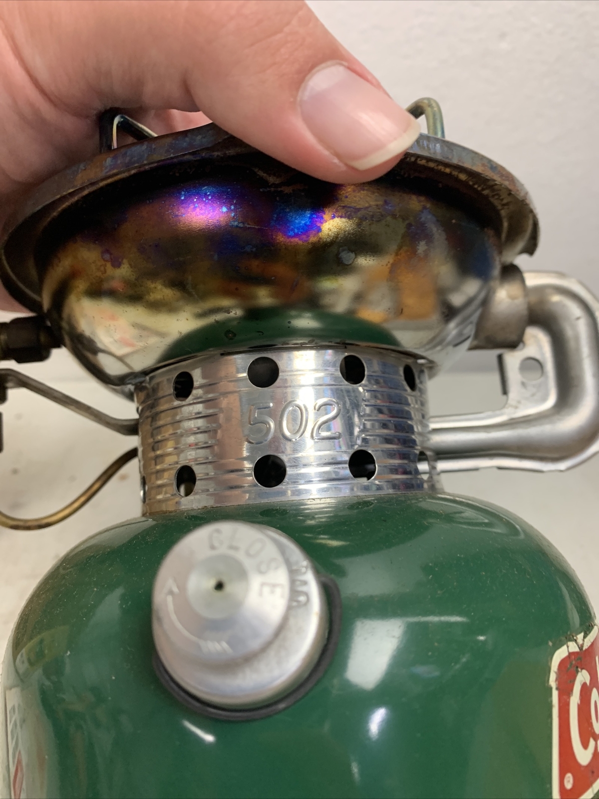 VINTAGE COLEMAN SPORTSTER SINGLE BURNER CAMPING COOKING STOVE MODEL 502-700 1984