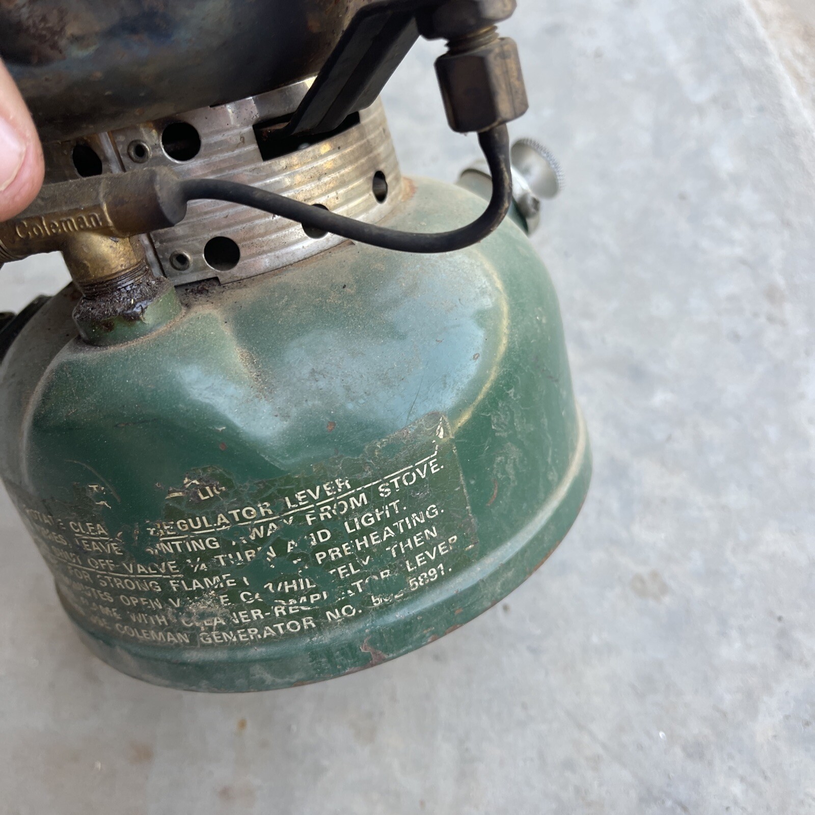 1977 COLEMAN Single Burner 502 SPORTSTER STOVE