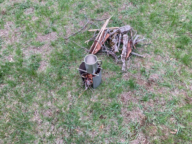 ultra strong / light stainless steel camping cooking stove