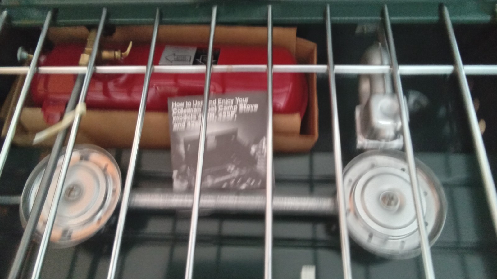 NEW!! Vintage Coleman Powerhouse 413H-499 Dual Fuel 2-Burner Stove Made in USA