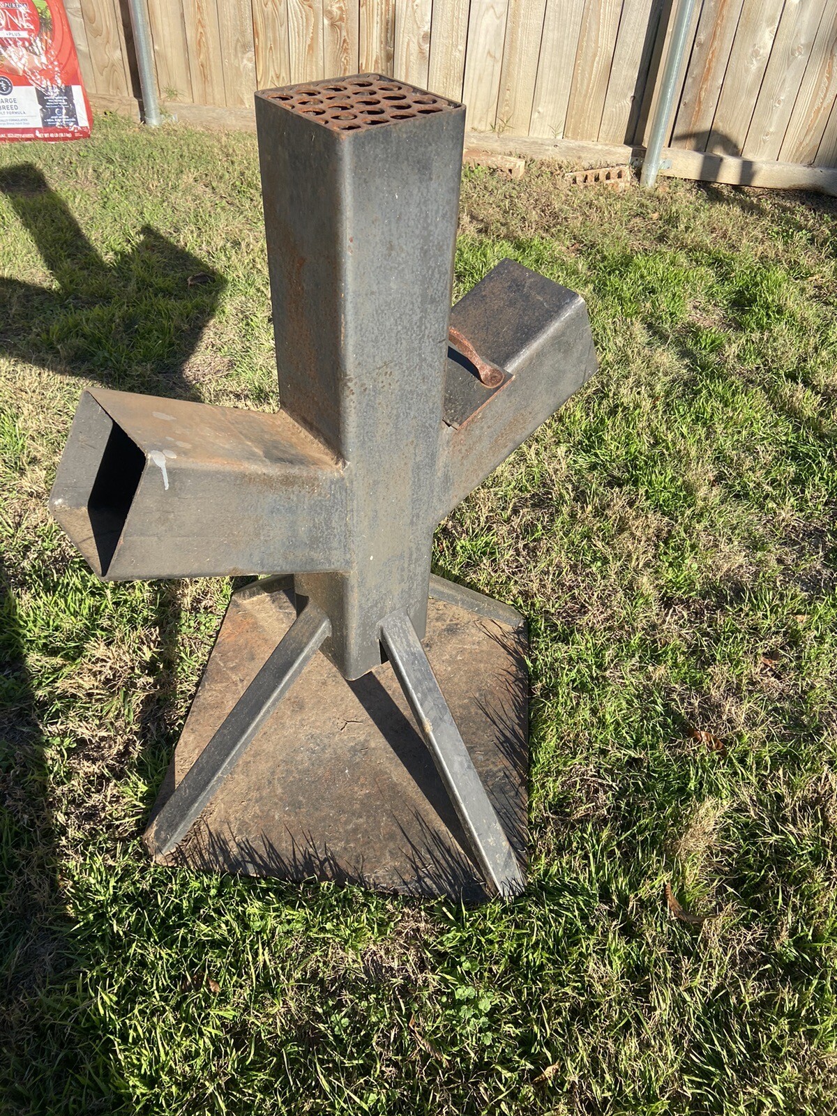 Rocket Stove Made In USA~ No China Metal. It’s All USA METAL AND VERY HEAVY