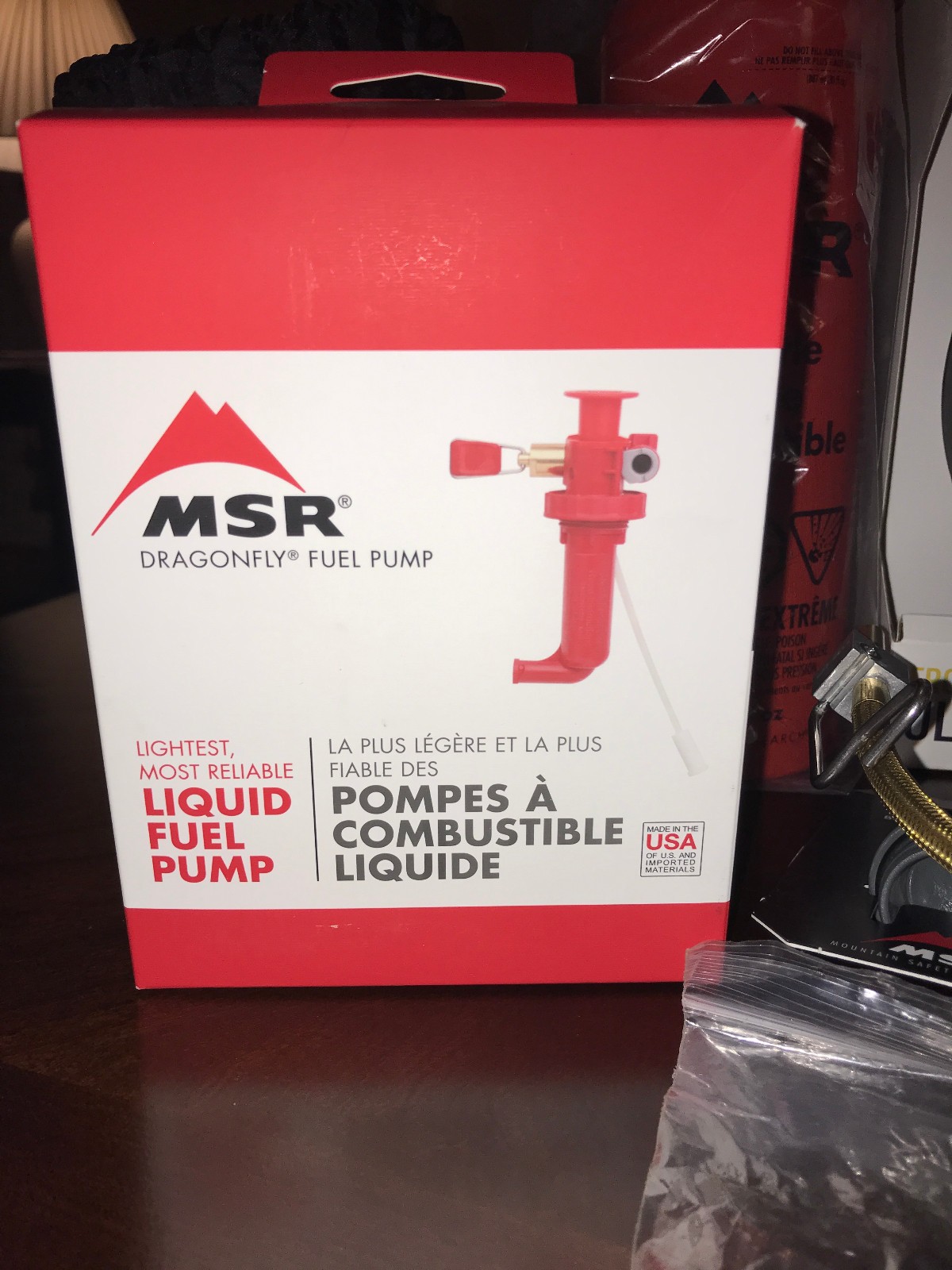 Preowned MSR Dragonfly Stove w/ NEW Fuel Bottle, Sea to Summit Pots, etc