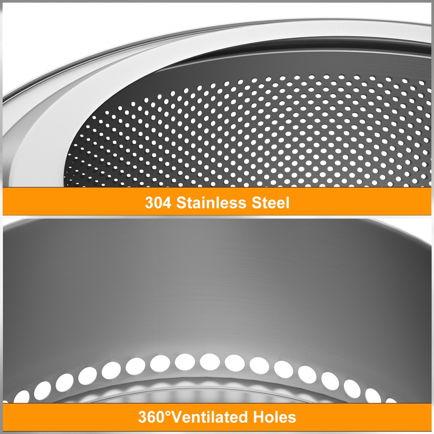 20” Smokeless Fire Pit Wood Burning Portable Stainless Steel Outdoor Fireplace