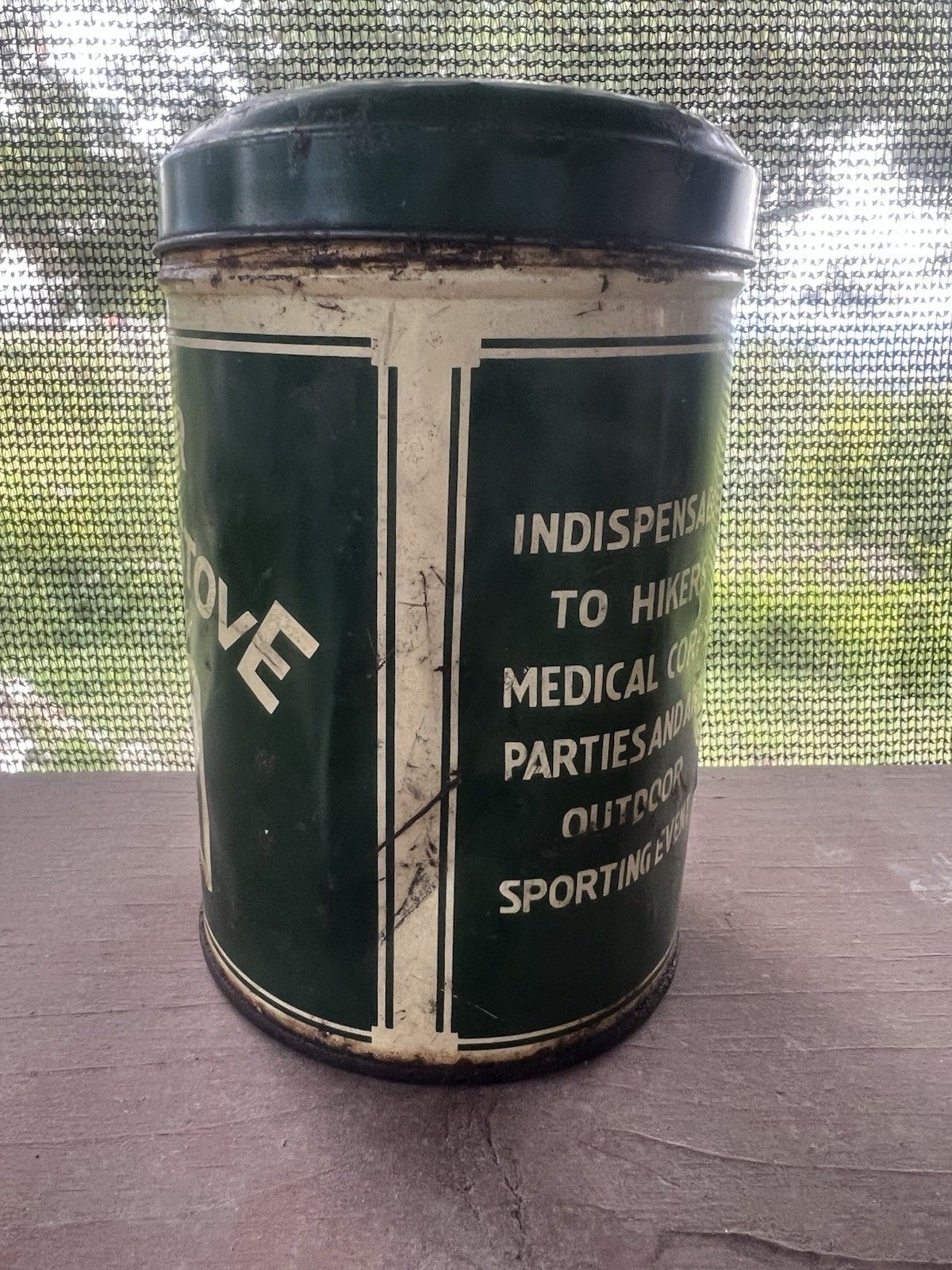 Vintage Ranger Campers’ Stove Green Can 1960’s Handy Gasoline