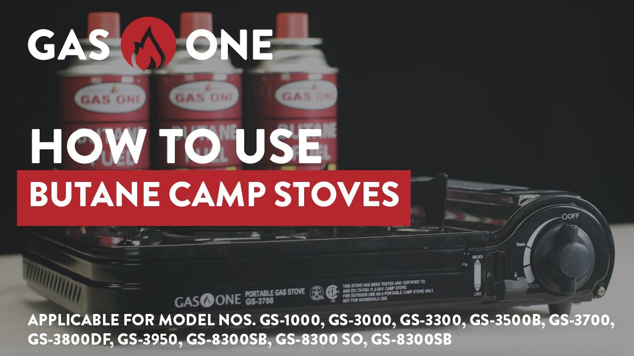 Portable Butane Stove 10000 BTU Camping Gas Cooker Piezo Ignition Carrying Case