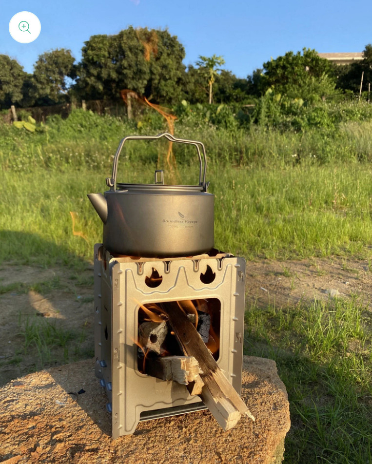Boundless Voyage Titanium Multi Fuel Portable Wood Burning Stove