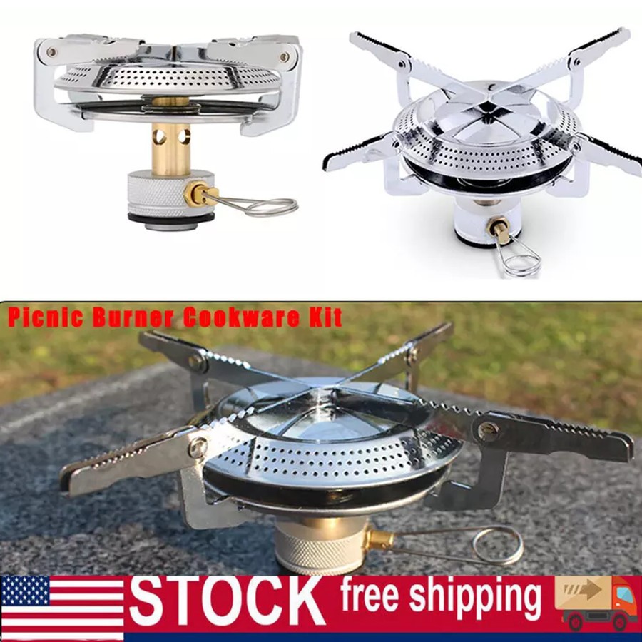 Portable Gas Propane Cooking Stove Outdoor Camping Butane Hiking Picnic Burner