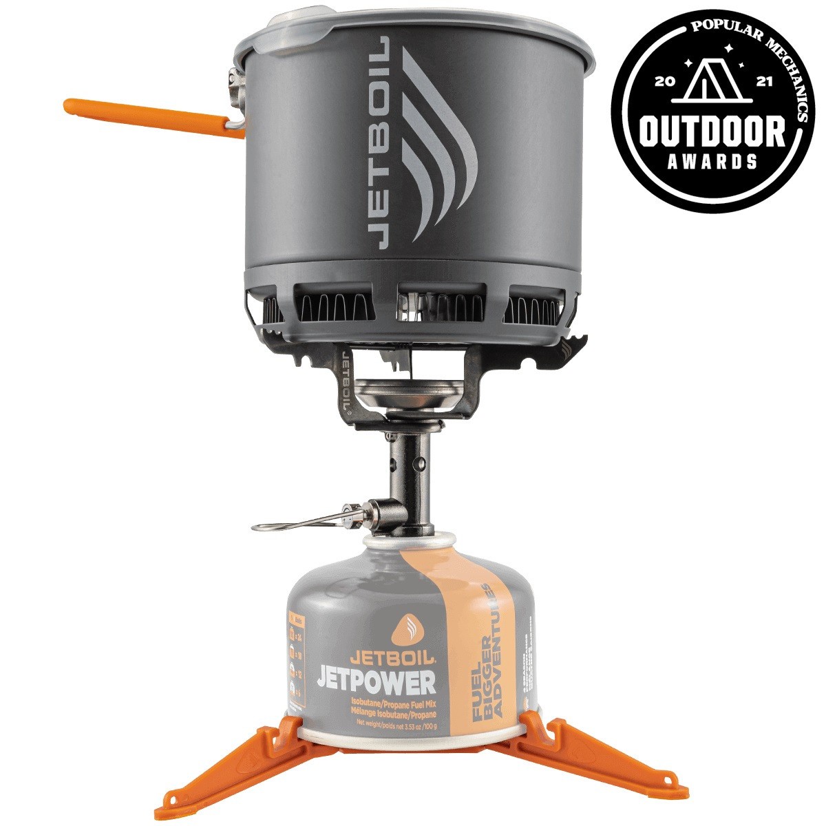 JETBOIL STASH PERSONAL COOKING SYSTEM JET BOIL PORTABLE PCS CANISTER STOVE