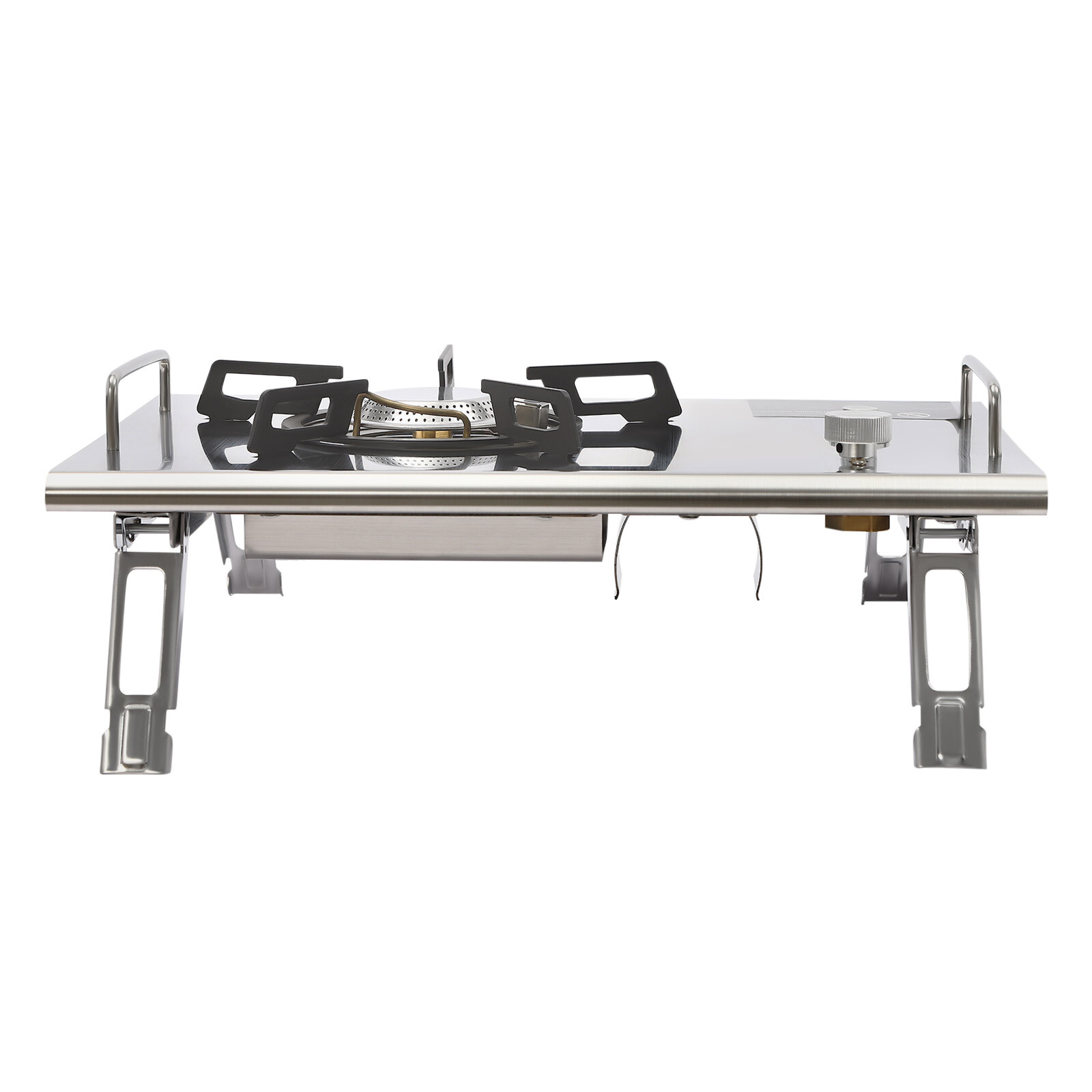 Portable 13,648 BTU Gas Stove, Stainless Steel, Single-Burner, Camping Stove NEW