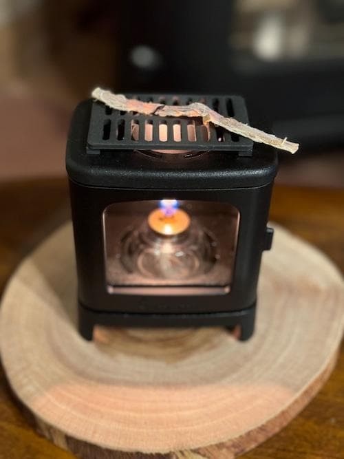 Small Cast Iron Stove Set For Outdoor and Indoor Use Camping Mini fireplace