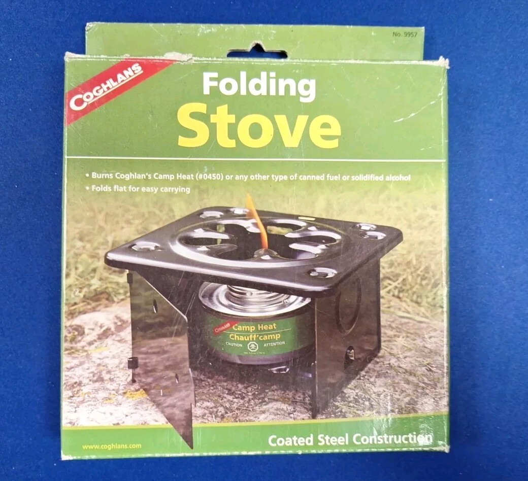 Coghlans Folding Stove Camping lightweight NEW Backpacking Cooking