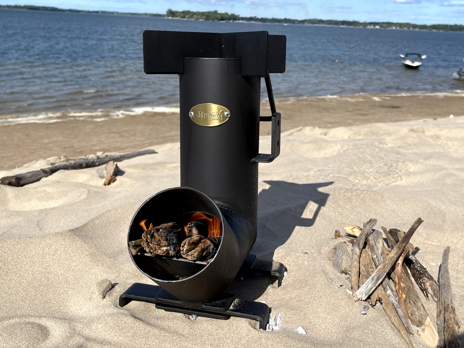 Rocket Stove Portable Heavy Duty Compact Camping Survival Hunting