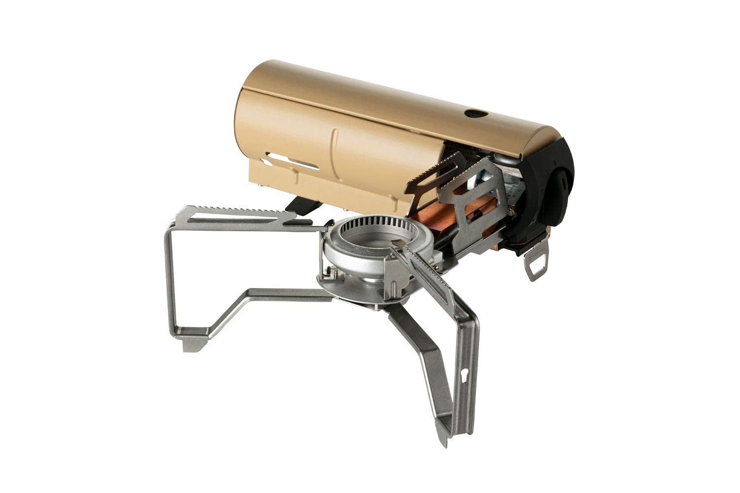 Snow Peak HOME&amp CAMP Burner Khaki GS-600KH Tabletop Gas Stove Compact