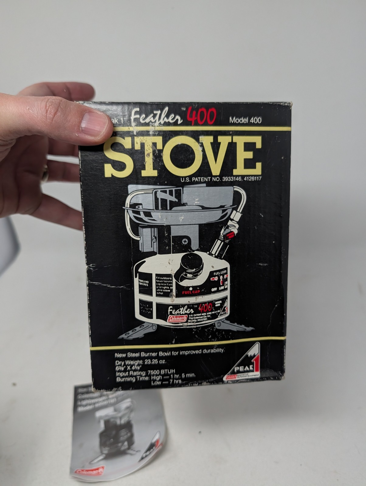 Coleman Feather 400B Peak 1 Single Burner Stove Unused In Box Very Clean