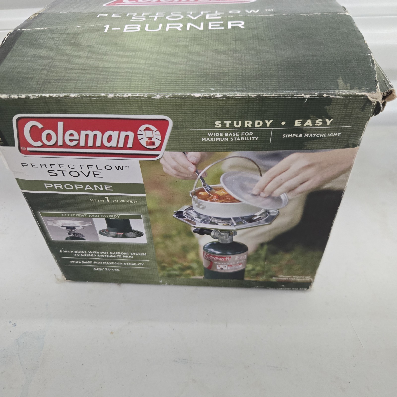 Coleman Perfectflow Stove One Burner Propane 5431 Series Camp Stove