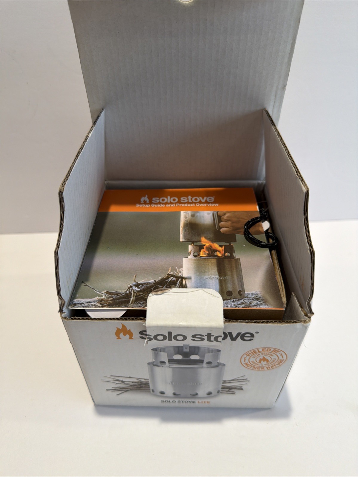 Solo Stove Lite Wood Burning Steel Stove Low Smoke Backpacking Camping New NIB
