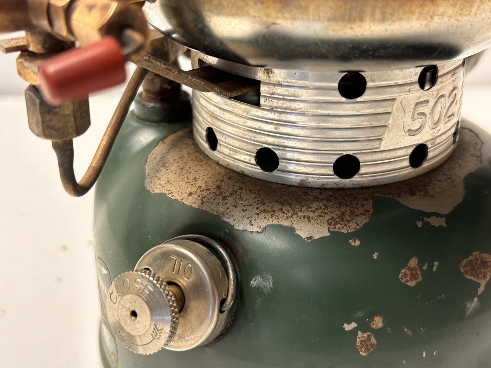 1962 Coleman Model 501 502 Sportster Camping Stove -For Restoration or Parts