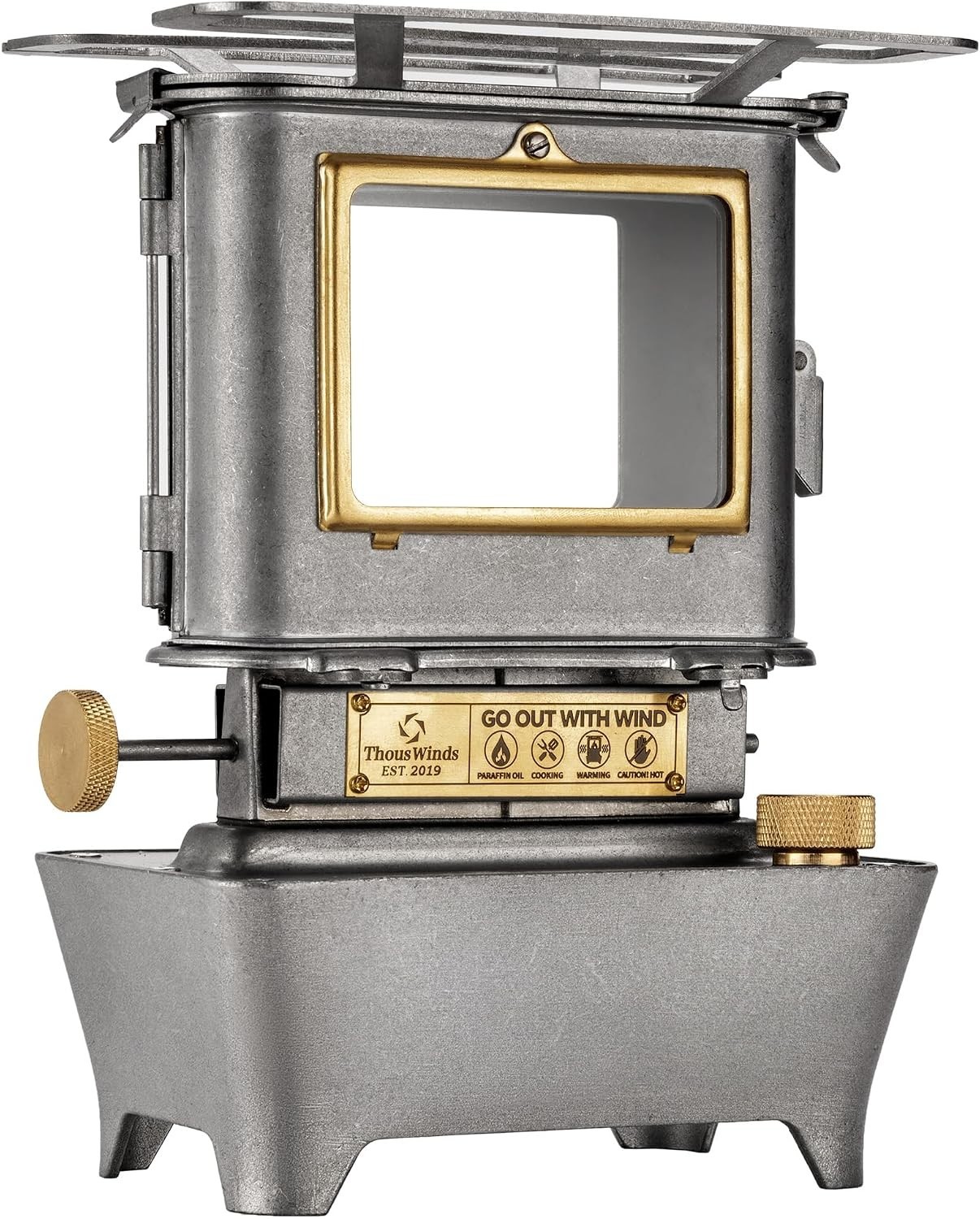Stainless Steel Oil Lantern – Camping Lighting Solution
