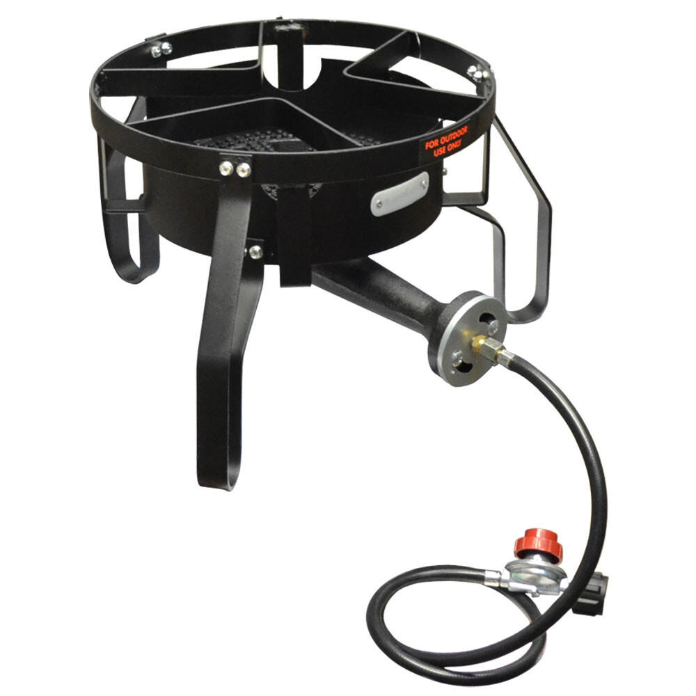 16″ Cooking Surface Single Burner Stove HD Steel Frame 12″ Tall