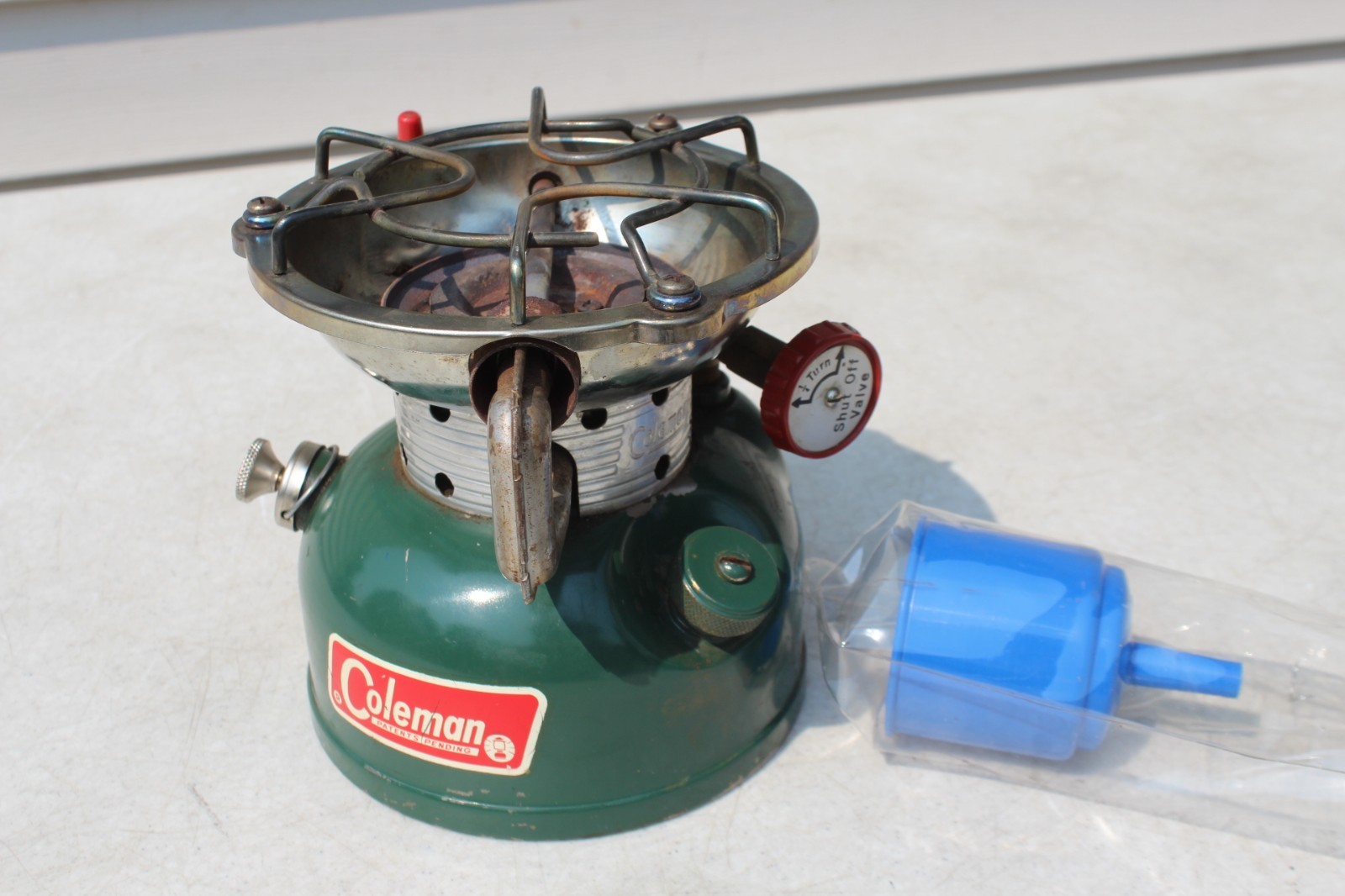 COLEMAN 502 CAMP STOVE 3/65 BACKPACKING Sunshine of the Night UNTESTED vtg