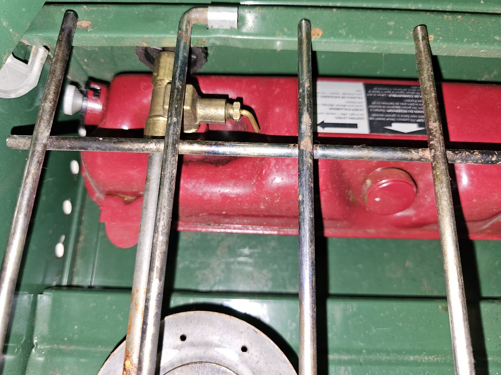 Vintage 1980 Green Coleman 425F Camp Cook Double Burner Stove 2 80