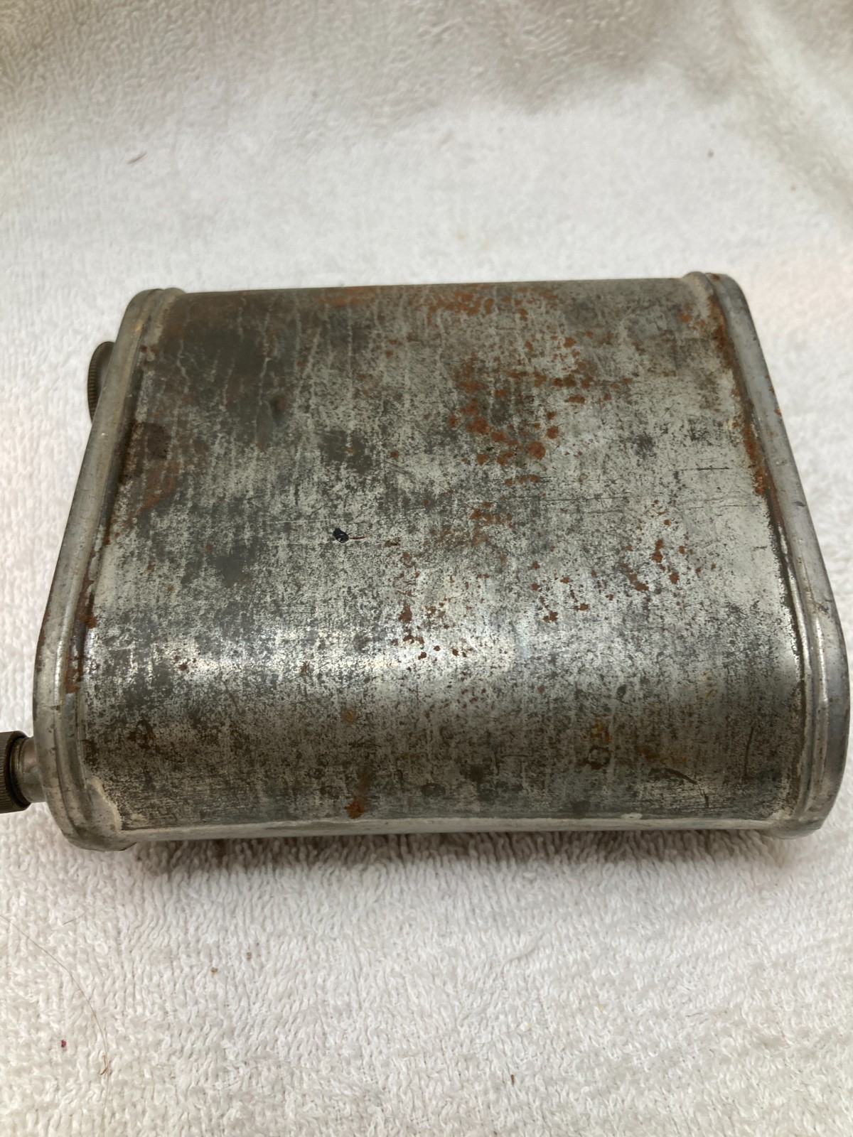 Vintage Cavog CV Fuel Tank mfg in West Germany Brass Caps