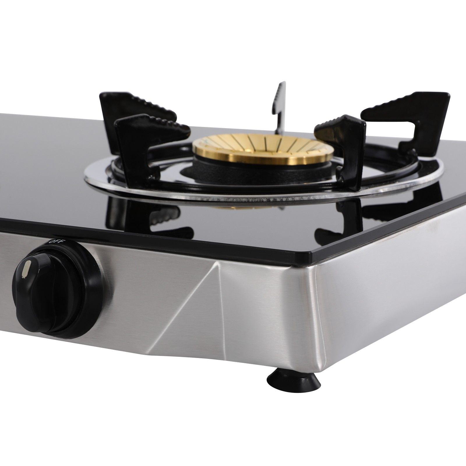 2-Burner Gas Stove Countertop Portable Auto Ignition Stove 28.35×14.96×3.15 inch