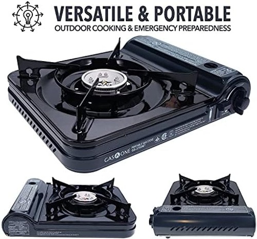 GAS ONE NEW 10,000 BTU CSA List Portable Butane Gas Stove with Carrying Case …