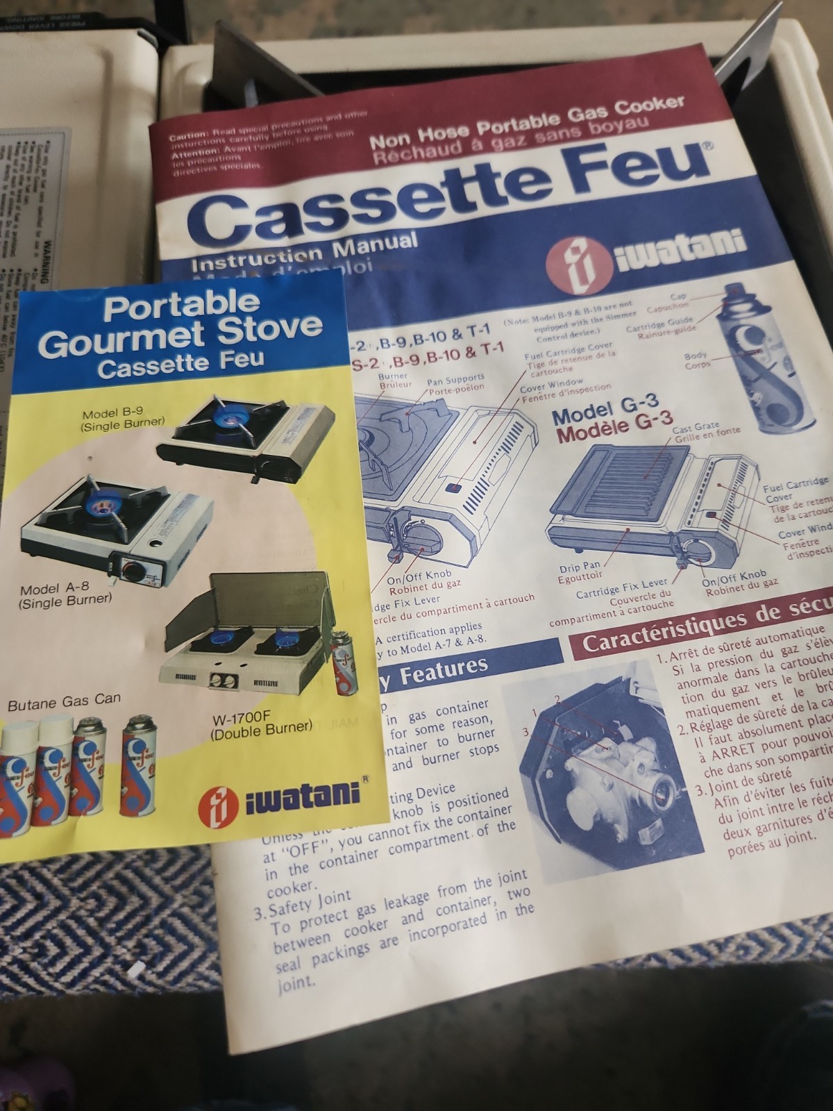 Iwatani Butane Canister B 9 Portable Camping Stove Made in Japan