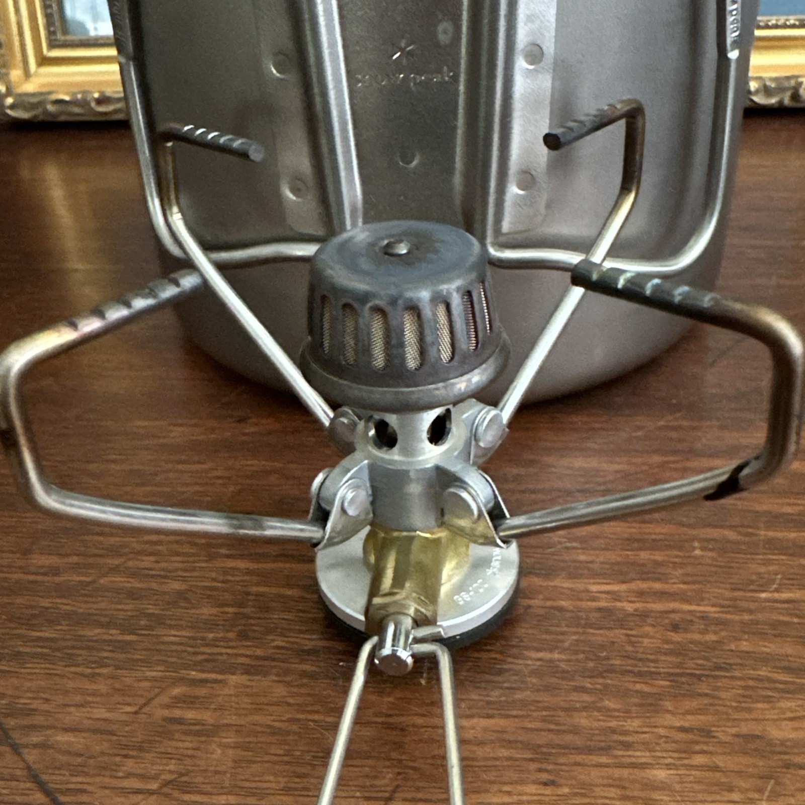 Snow Peak Giga Power Stove GS-100 Manual Version W/ Titanium Pot
