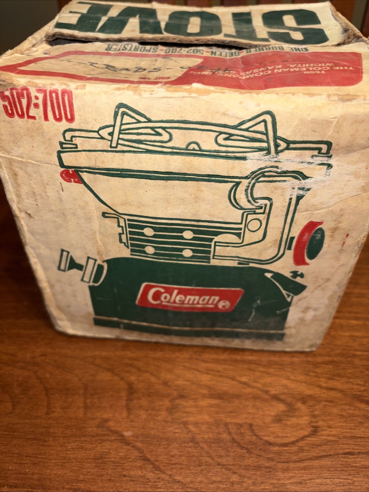 Vintage 1969 Coleman Sportster Single Burner Camp Stove 502-700 Box And Papers