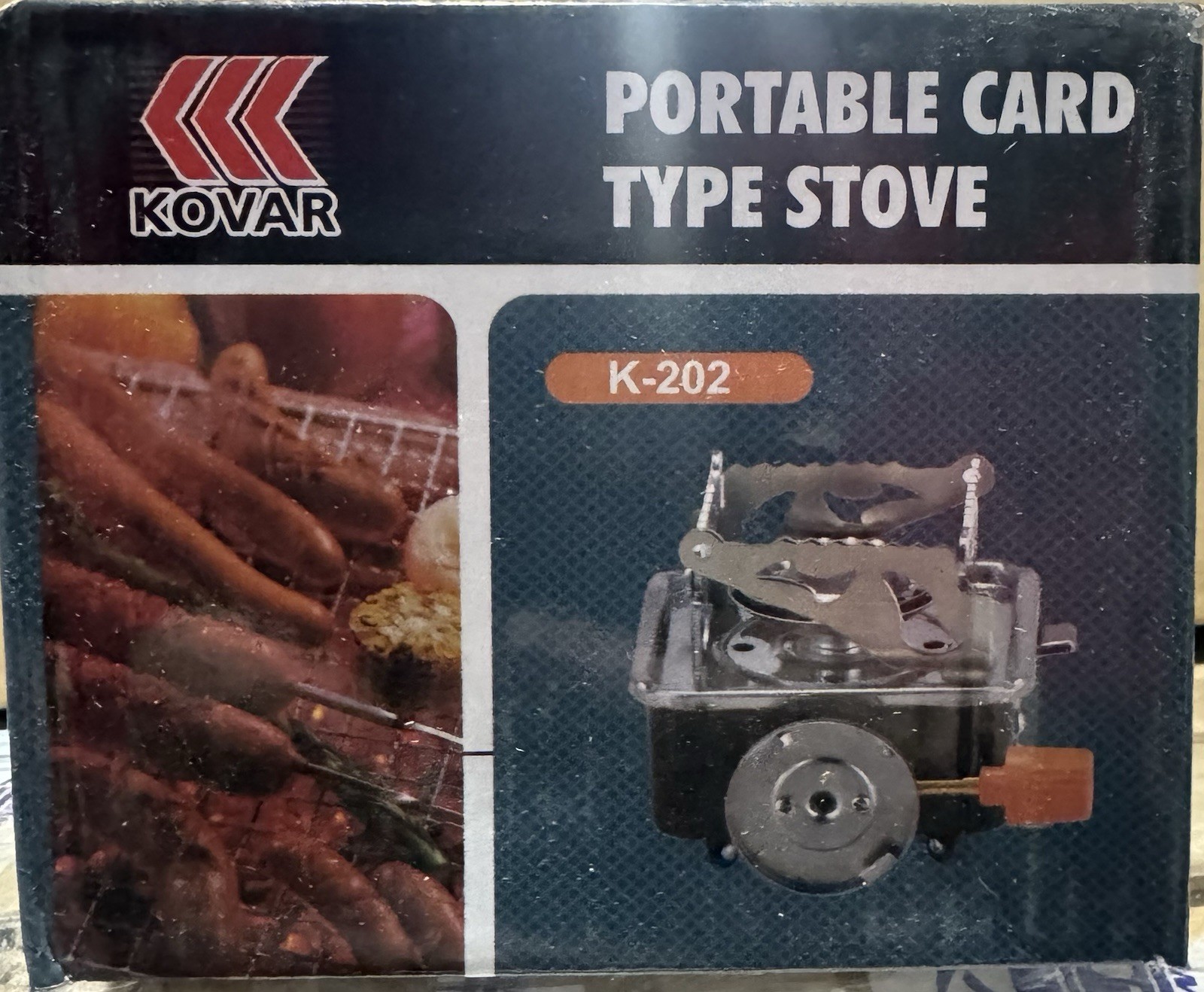 Kovar 2800W-K-202 Portable Camping Mini Gas Stove. New In Box