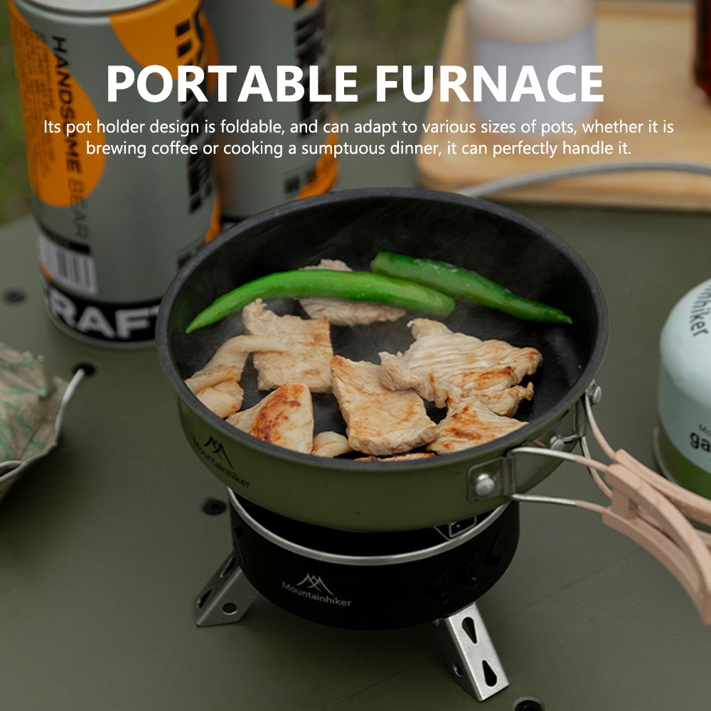 High Power Furnace Outdoor Camping Metal Stoves Portable Picnic Barbecue Fu JZGO