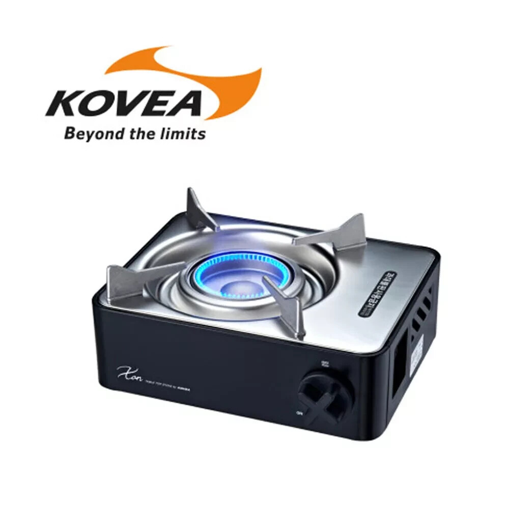 Kovea Cube Stainless Mini Gas Stove – Compact Indoor/Outdoor Cooking Solution