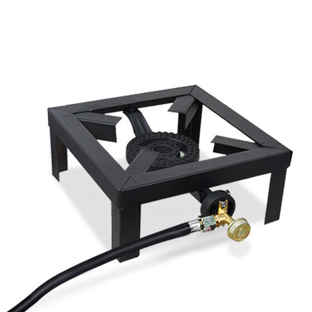 Portable Camping Stoves 1/2/3 Burner Iron Propane Gas LPG Outdoor BBQ Cooker