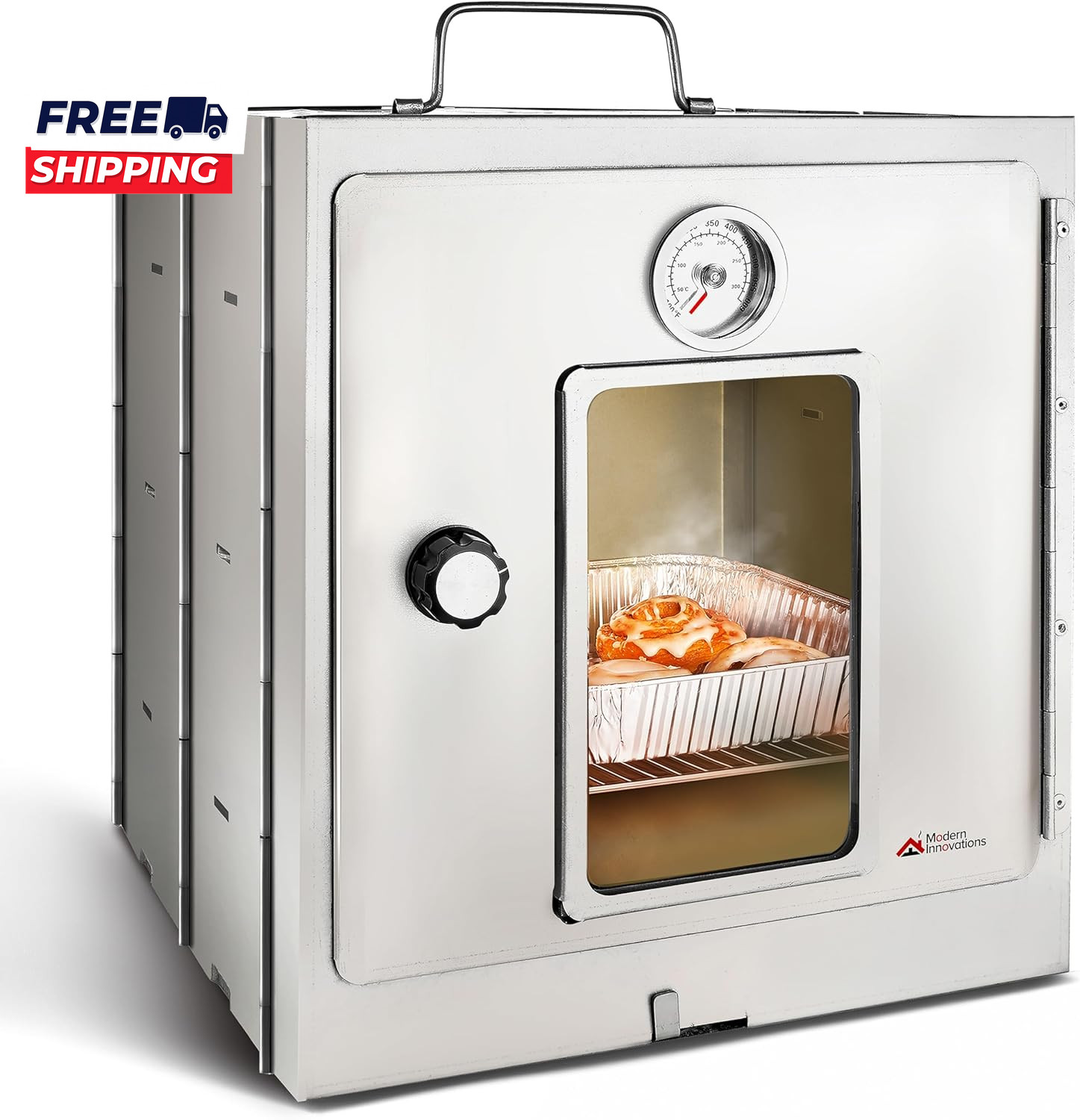 Portable Camping Oven Folding Camping Stove for Baking Cinnamon Rolls Breads