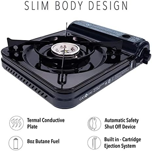GAS ONE NEW 10,000 BTU CSA List Portable Butane Gas Stove with Carrying Case …