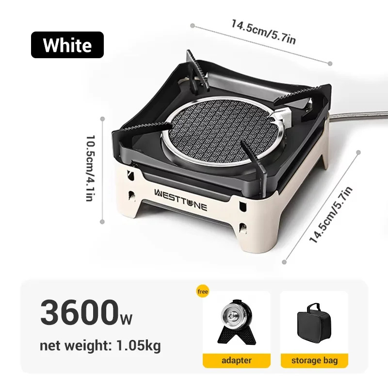 WESTTUNE Outdoor Infrared Combustion Stove Portable Cooking Burner 3600W Gas Sto