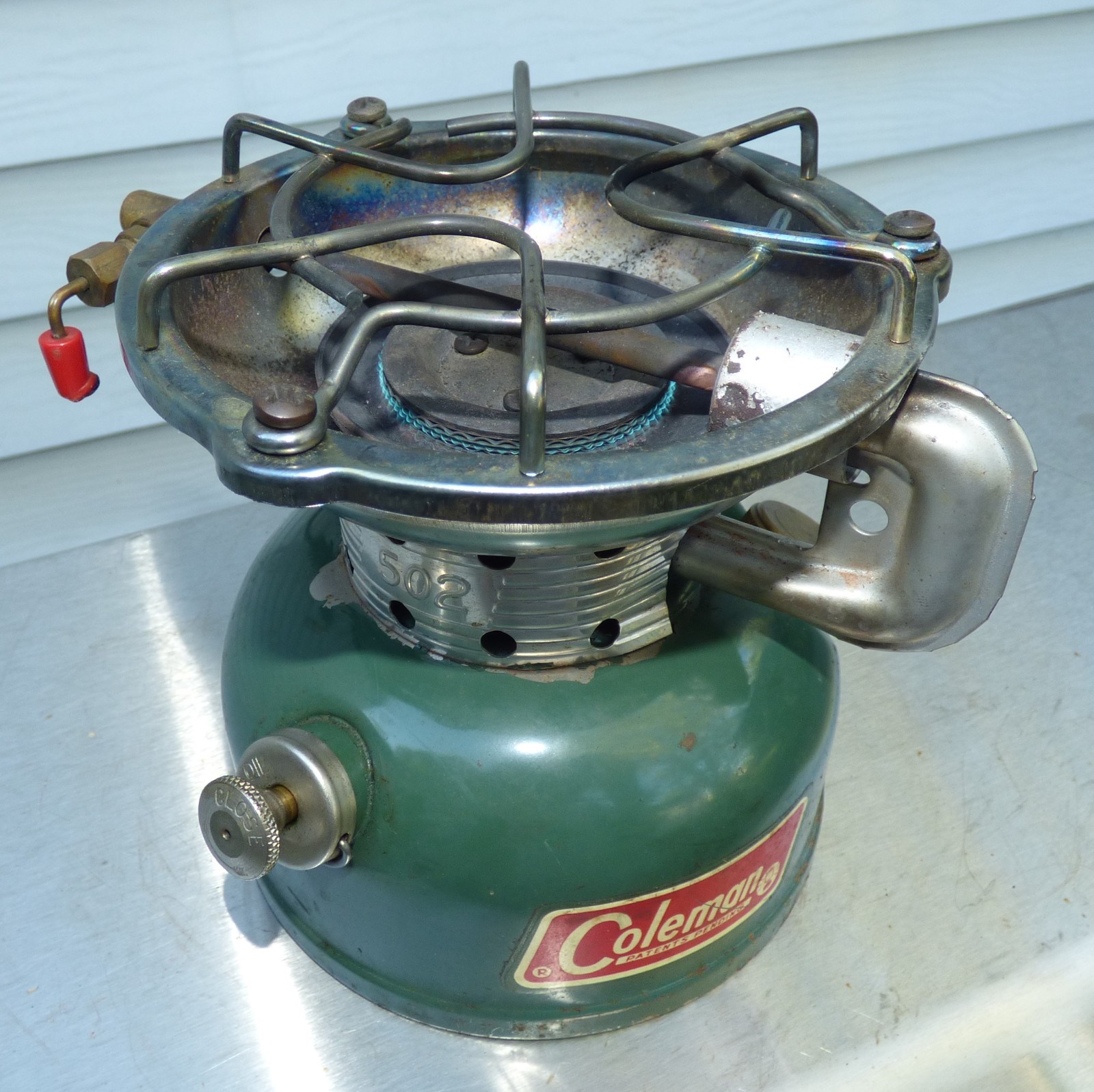 COLEMAN Sportster Single Burner Camping Stove 502-700 w/ Box Vintage 1968 WORKS