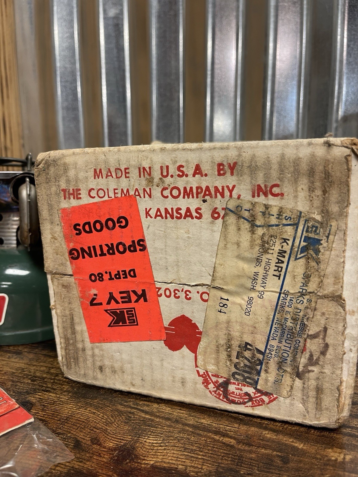 Vintage 1971 Coleman 502 Sportster Stove With Box