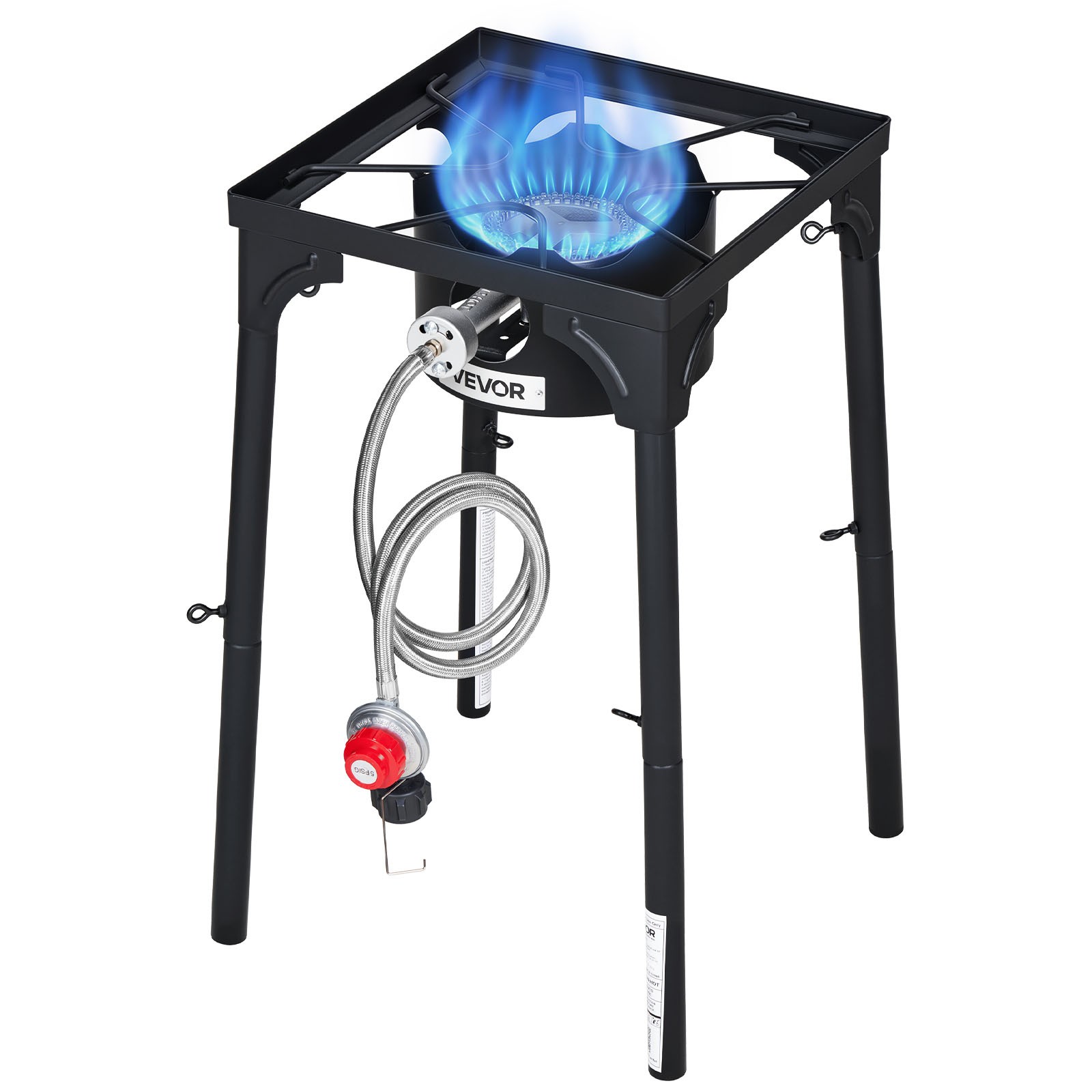 VEVOR Single Burner Propane Gas Stove 100000 BTU Outdoor Camping Cooker for BBQ